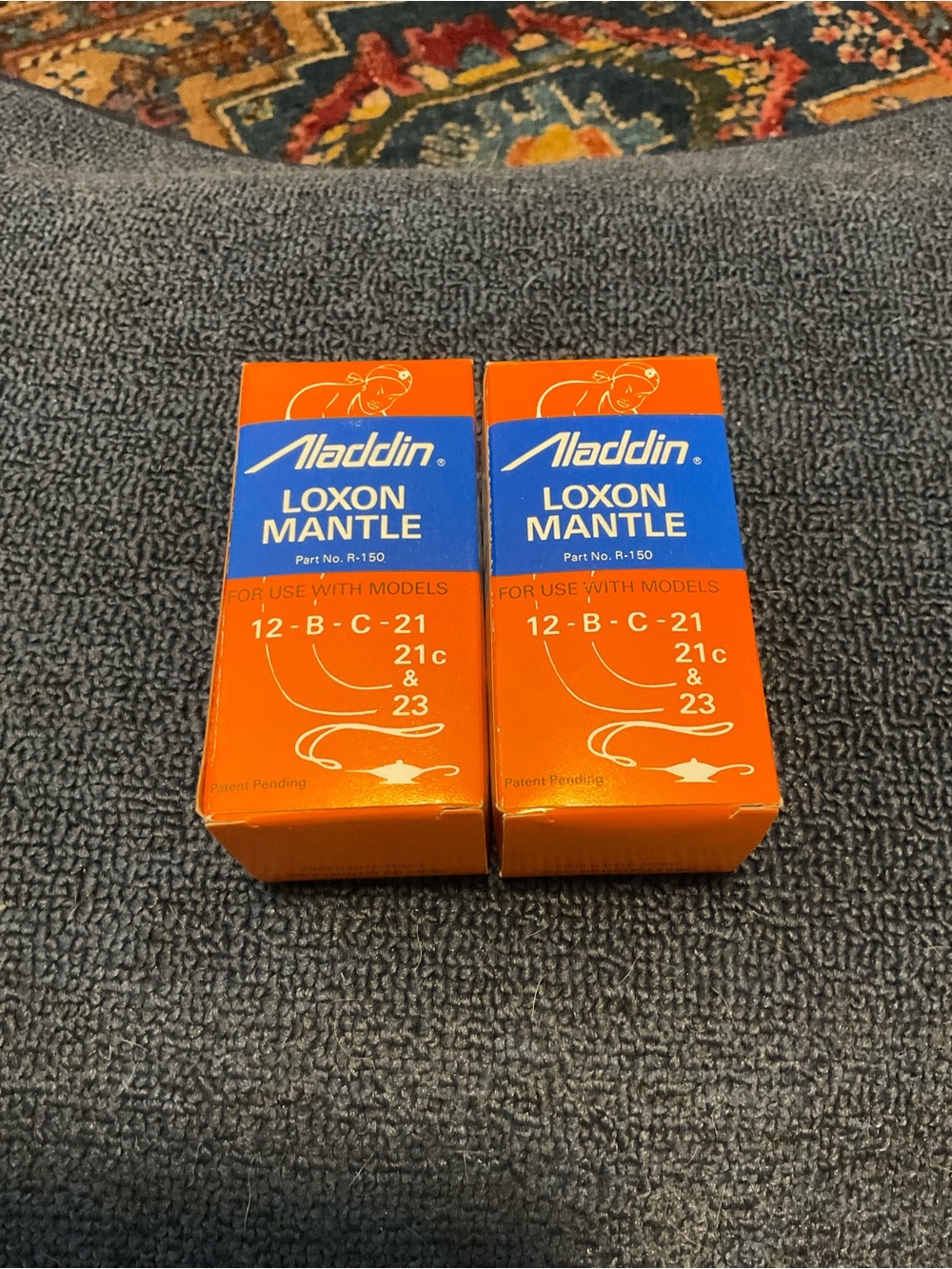 Aladdin Loxon Mantle Replacement - Orange (Pair)